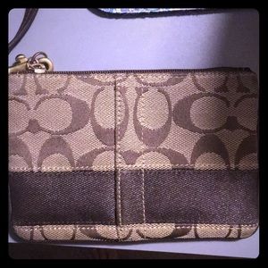 Authentic coach wristlet